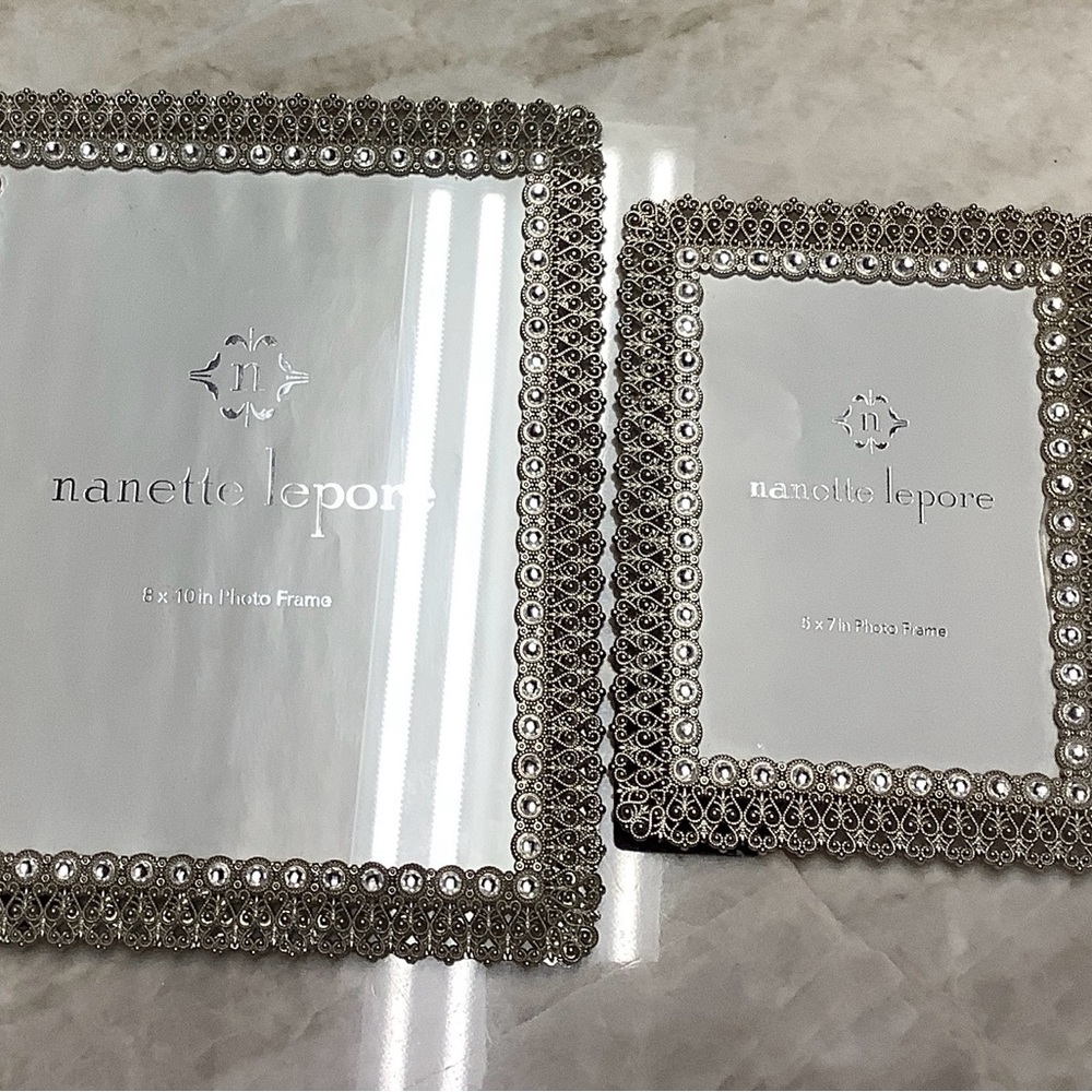 Nanette Lepore Ornate Silver Photo Frame Set - Picture 2 of 3